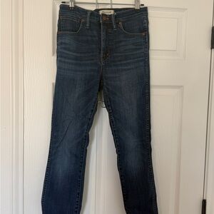 Madewell Women's Straight Leg Jeans in Deep Indigo